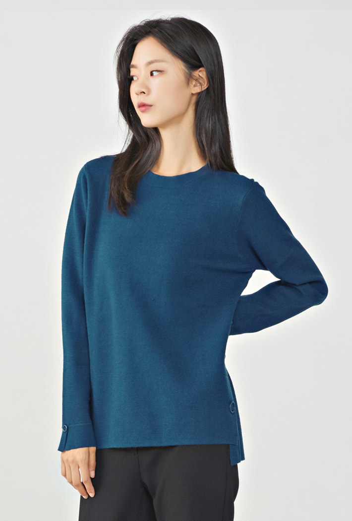 여성 트임장식 스웨터 KFRG5223C0N